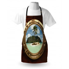 View of Deserted Island Apron