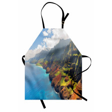 Island Sunshine Panorama Apron