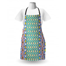 Colorful Mosaic Wall Apron