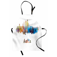 Typographic Paint Splatters Apron