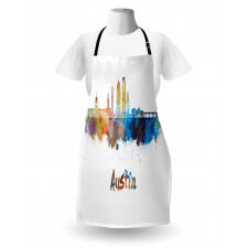 Typographic Paint Splatters Apron