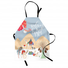 Colorful Camels Apron