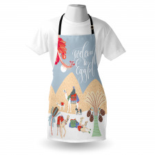 Colorful Camels Apron