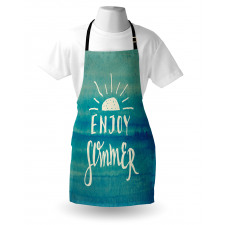 Enjoy Summer on Watercolor Apron