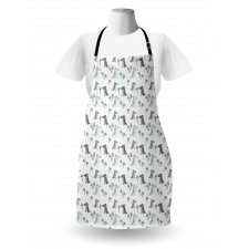 Dinosaur Rhythmic Cartoon Apron