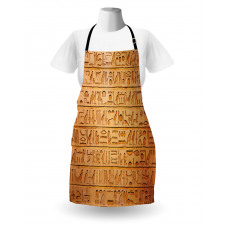 Hieroglyphs Composition Apron