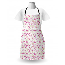 Girly Curly Stems Apron
