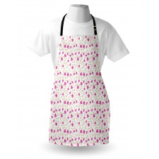 Girly Curly Stems Apron