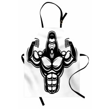 Athletic Bodybuilder Beast Apron