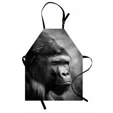 Close up Orangutan Portrait Apron