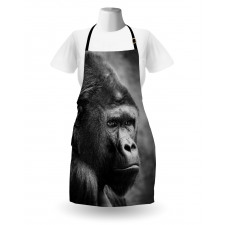 Close up Orangutan Portrait Apron