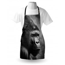 Close up Orangutan Portrait Apron