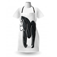 Angry Graphic Ape Standing Apron