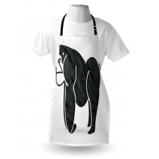 Angry Graphic Ape Standing Apron