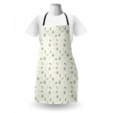 Monochrome Citrus Sketch Apron