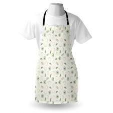 Monochrome Citrus Sketch Apron