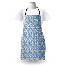 Abstract Colored Citrus Art Apron