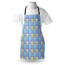 Abstract Colored Citrus Art Apron