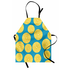 Vivid Citrus Slices Art Apron