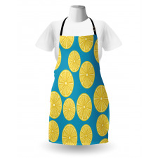 Vivid Citrus Slices Art Apron