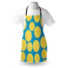 Vivid Citrus Slices Art Apron