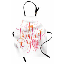 Warm Calligraphy Apron