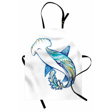 Hammer Head Shark Ocean Apron