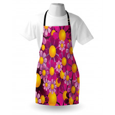 Flourish Flowers Cartoon Apron