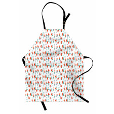 Sea Creature Girls Cartoon Apron