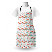 Sea Creature Girls Cartoon Apron