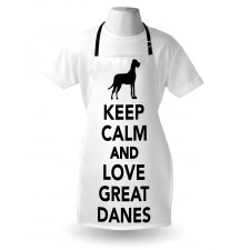 Keep Calm and Love Text Apron