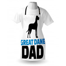 Dane Dad Text Apron