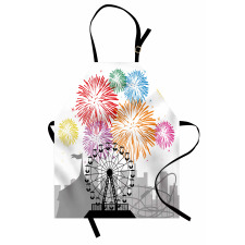 Fireworks Circus Fun Apron