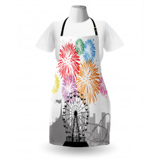 Fireworks Circus Fun Apron