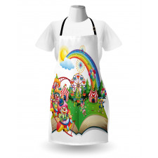 Rainbows and Clowns Apron