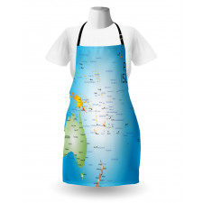 Pacific Islands Informational Apron