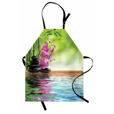 Tropic Orchid Flower Apron