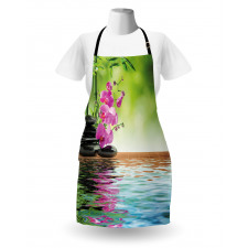 Tropic Orchid Flower Apron