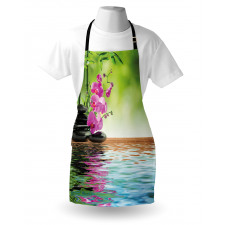 Tropic Orchid Flower Apron