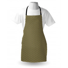 Bicolour Abstract Geometric Apron