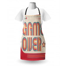 Vintage Game over Screen Apron