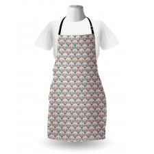 Striped Circles Art Graphic Apron