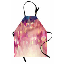 Abstract Blush Polygonal Apron