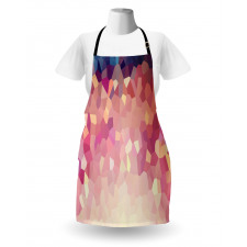 Abstract Blush Polygonal Apron