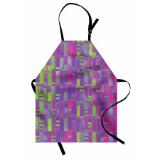 Abstract Distorted Cubes Apron