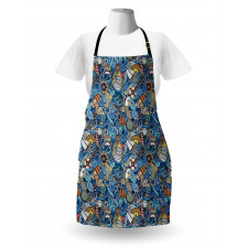 Abstract Sea Shells Apron