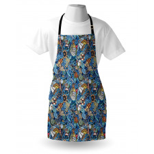 Abstract Sea Shells Apron