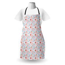 Colorful Whimsical Doodle Apron