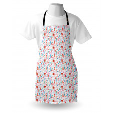 Colorful Whimsical Doodle Apron