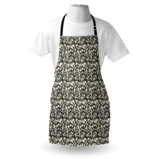 Grunge Capital Letters Apron